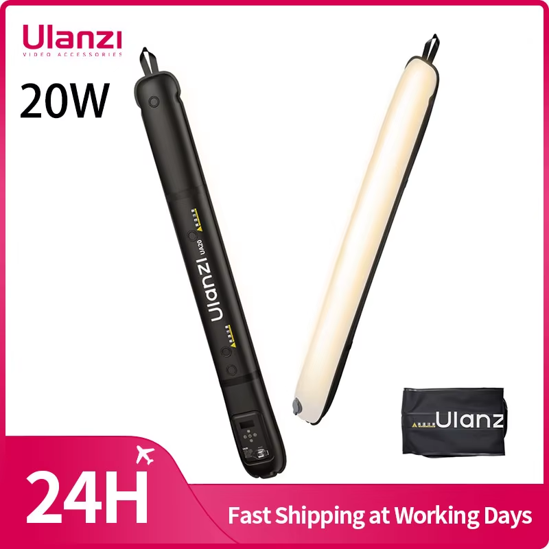 20W Portable Air Tube Light Foldable Bi-color Fill Light for Live-streaming Outd