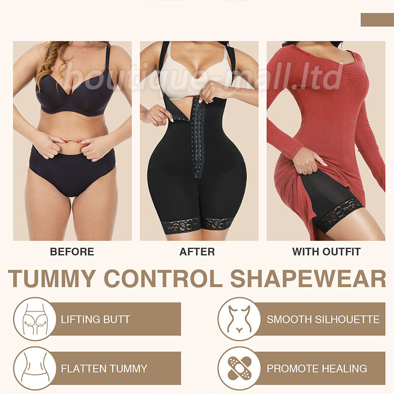 Fajas Colombianas Reductoras Levanta Cola Girdle Post Surgery BBL Body Shaper XL