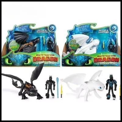 Toothless Light Fury Original Action Figure Anime How To Cartoon Train Your Drag