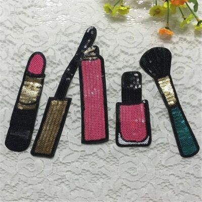 Clothing Women Shirt Top Diy Large Make up Sequins deal with it Girls T-sh