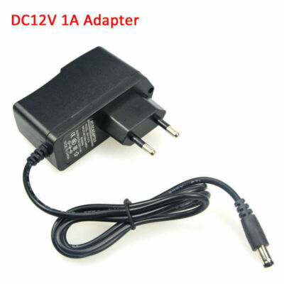 1A 2A AC/DC 12V Plug Power Supply Adapter Transformer for CCTV Camera/LED Strip