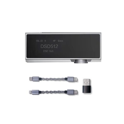 Portable Audio Decoder HiFi DAC Headphone Amp 0.96'' OLED 32Bit/768kHz SPDIF Out