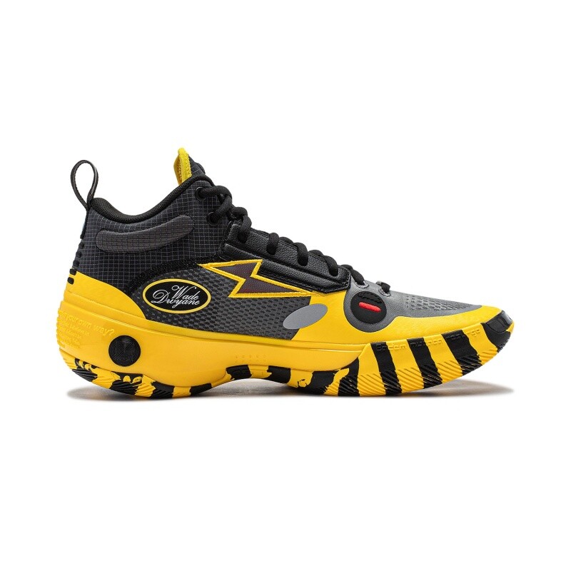 Pre-owned Li-ning Way Of Wade 10｜caution｜men's Competition Basketball Shoes Abas115-10 In Yellow
