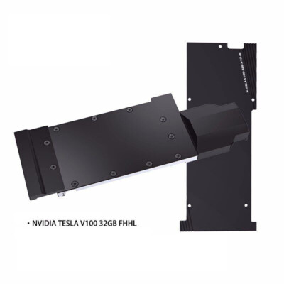 Shyrrik GPU Water Block For NVIDIA TESLA V100 32GB FHHL With Backplate Radiator