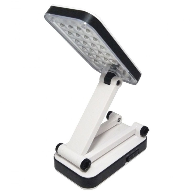 Lampada da Tavolo Luce Ricaricabile 24 Led LED-666 Pieghevole Scrivania hsb