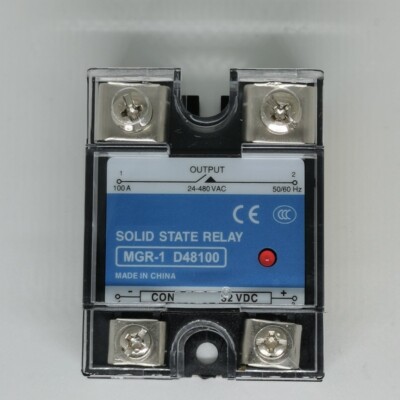 Phase Solid State Relay for Mager MGR-1 D48100 DC-AC 24-480VAC 3-32VDC SSR 100A