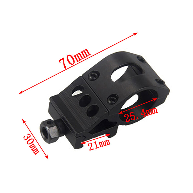 IR 850nm Hunting Infrared Night Vision Light LED Flashlight Rifle Scope Mount US