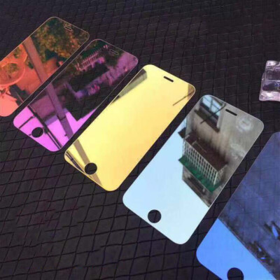 Film Mirror Tempered Glass Screen Protector For iPhone 15 Pro Max/14/13/12/XS/XR