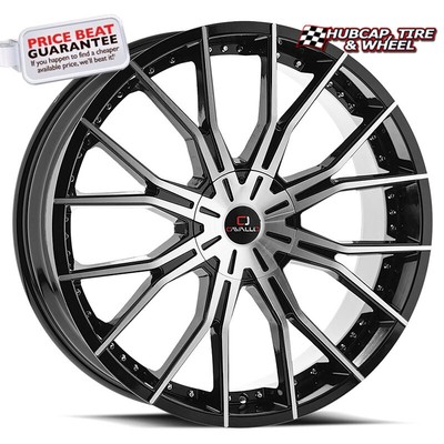 Cavallo CLV-36 Black Machined - 18X8 - 4x100 Bolt Pattern, 35mm Offset (1 Wheel)