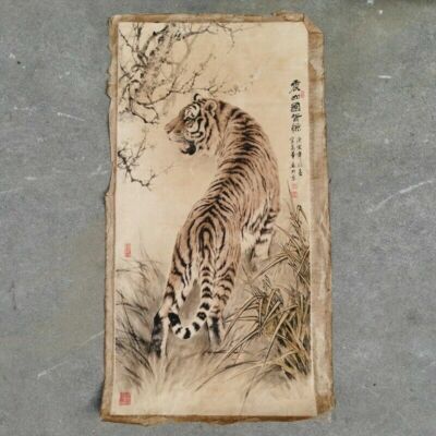 Paintings Scrolls Painting Tiger