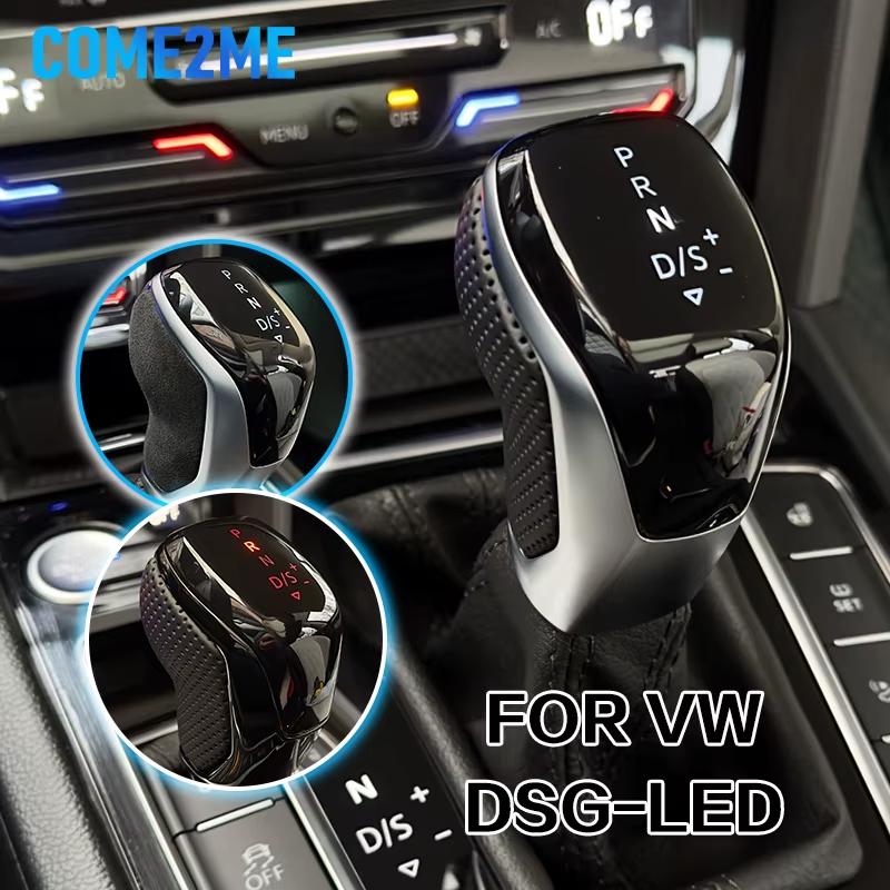 Electronic Led Shift Handle For Vw Golf Mk6 Mk7 Passat B7 B8 Tiguan Mk2 Dsg Vol