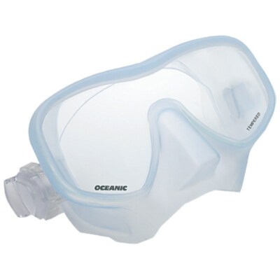 Oceanic Shadow Frameless Mask Scuba Dive ICE BLUE New Snorkeling Diving