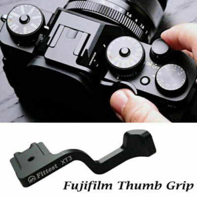 For Fujifilm Fuji XT3 X-T3 Camera FITTEST Aluminum  Thumb Handle Grip Hotshoe