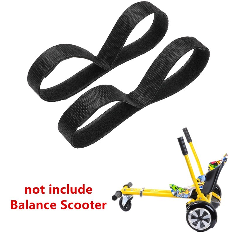 2Pcs Balance Scooter Strap Hoverkart Replacement Fasten Adjustable Safety Belts