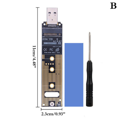 M.2 to USB 3.1 Type-C Adapter M2 SSD Adapter NVME PCIE M Key SSD Adapter-lq*