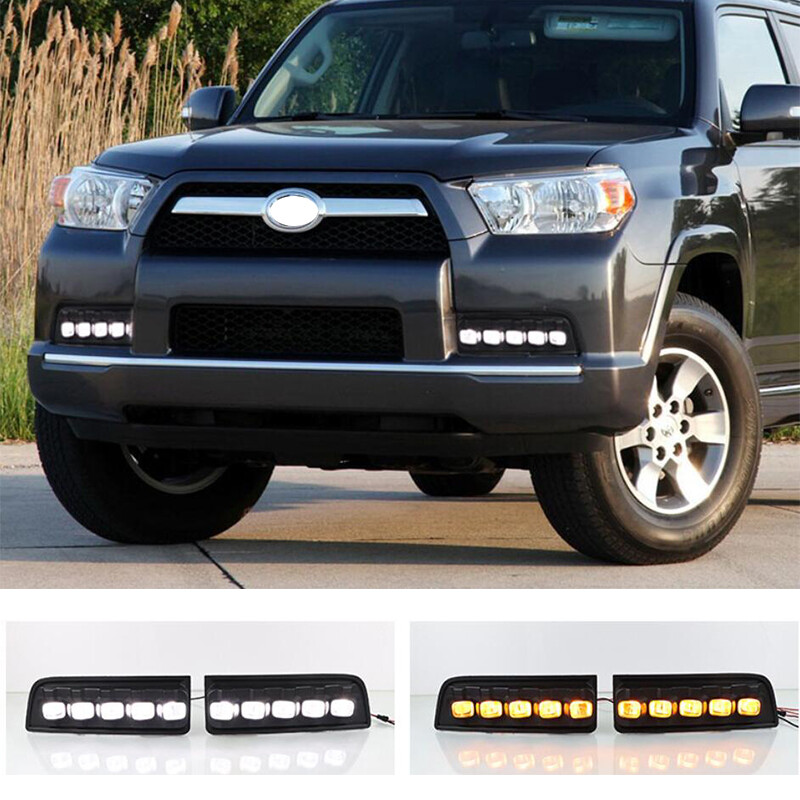 Pair Of Fog Lights – Left & Right Fit Toyota 4Runner 2010-2013, Halogen, H11 Bulbs