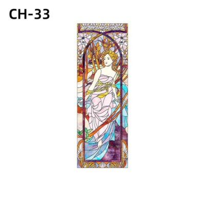 Static Cling Window Film Translucent Chapel Glass Sticker Privacy Protect Decor