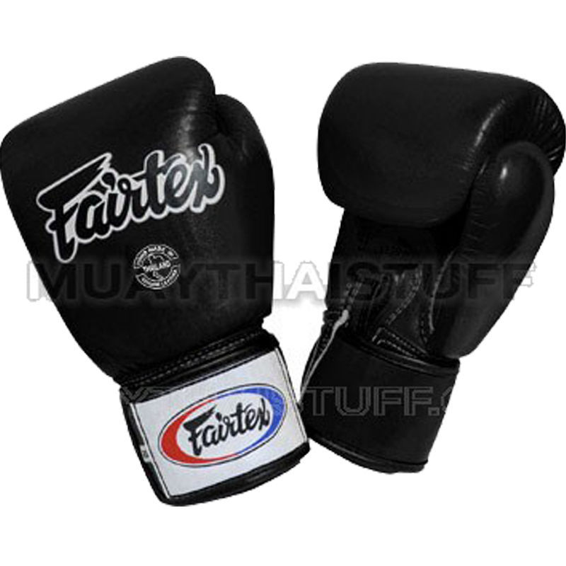 Fairtex Black Boxing Gloves