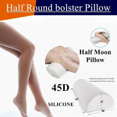 Pregnancy Bolster Half Round Memory Foam Pillow Neck CervicalLumbar Support