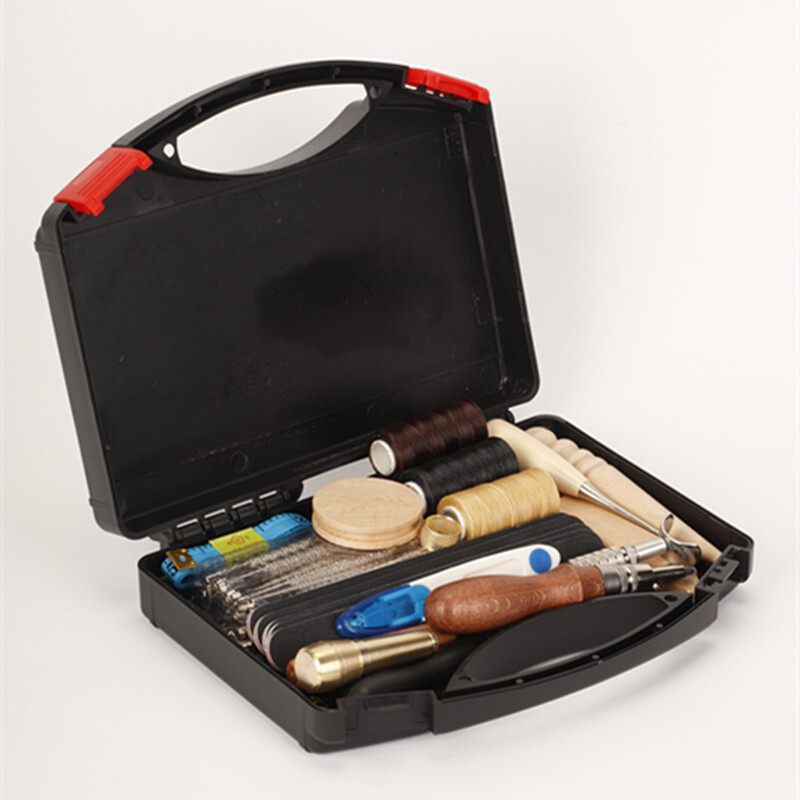 48er Leder Handwerk Lederwerkzeug Set Polsternadel NÃ¤Hen Stitching Sewing Diy