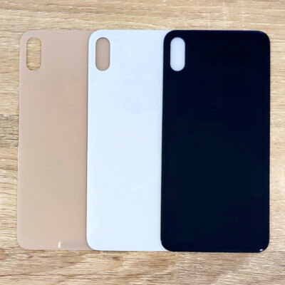Big Camera Hole Battery Glass Cover For iPhone 8 X XS XR iPhone 11 12 13 14 15