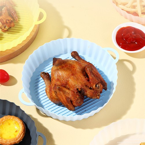 S Oven Baking Tray Fried Chicken Basket Mat Airfryer Silicone Ps*