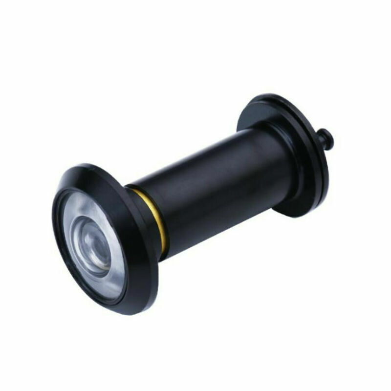 200° Adjustable Door Peephole Viewer Wide Angle Eye Spy Sight Hole Glass Lens