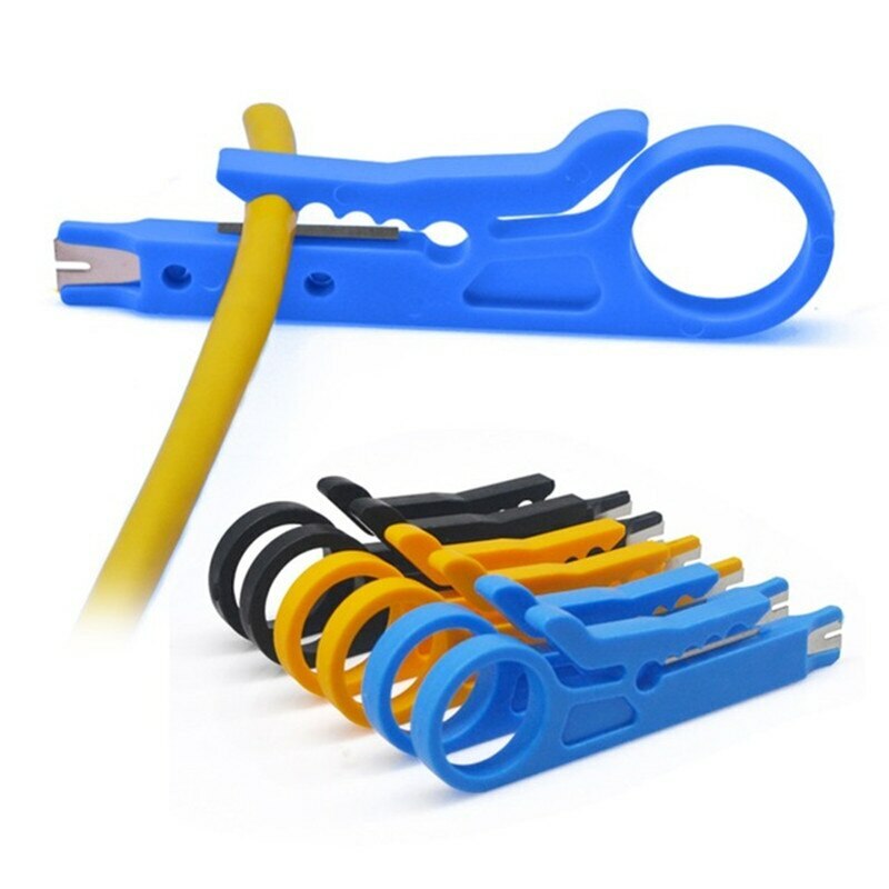 Neu Tragbare Schneidwerkzeuge Abisoliermesser Crimperzange Crimp-Kabelschneider