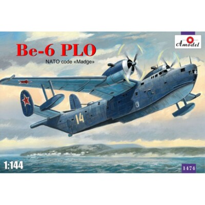Amodel 1474 Plastic model airplane kit Scale 1:144 Beriev Be-6 PLO modelling kit