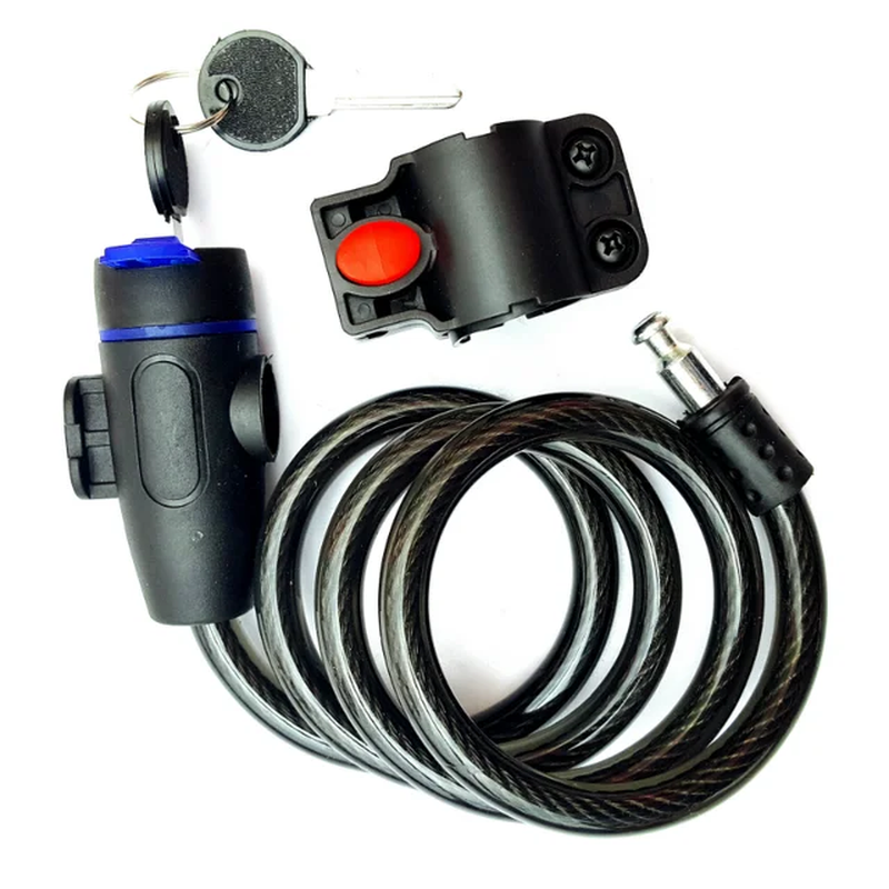 Bicycle Bike Lock Anti-Theft Mtb Road Bike Steel Wire Chain Lock Motorcycle Helm