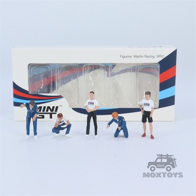 MINI GT 1:64 Lancia Delta #4/Land Rover Martini/Martini Figure/Martini Tent Set
