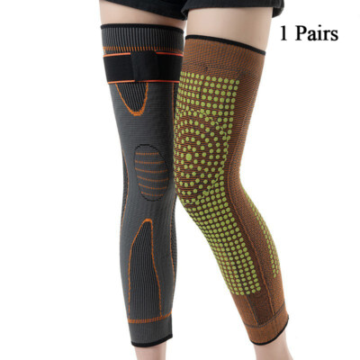 Self Heating Knee Support Leg Brace Warmer Massager Pads Arthritis Therapy