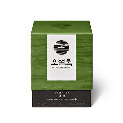 [OSULLOC] Sejak(10 Teabags) Korean Traditional Young Green Tea Delicate Scent