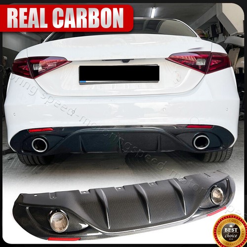 Diffuser Alfa Romeo Giulia Veloce Maxton Glans Zwart | AL GI 1 VEL RS1G