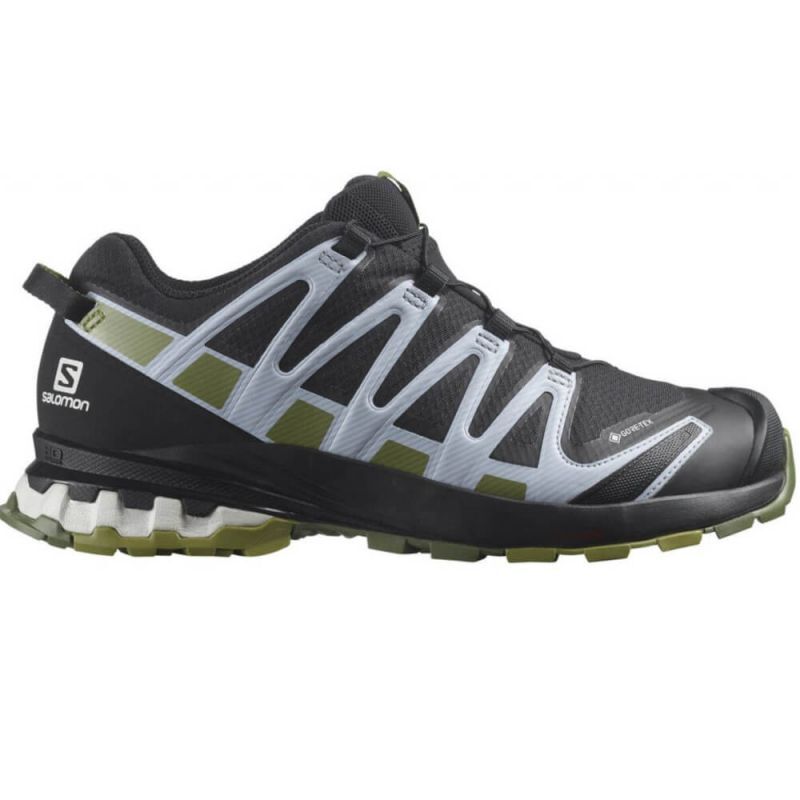 

Женские туфли Salomon XA PRO 3D V8 GTX Gore-Tex L41629800 черный/зеленый мох