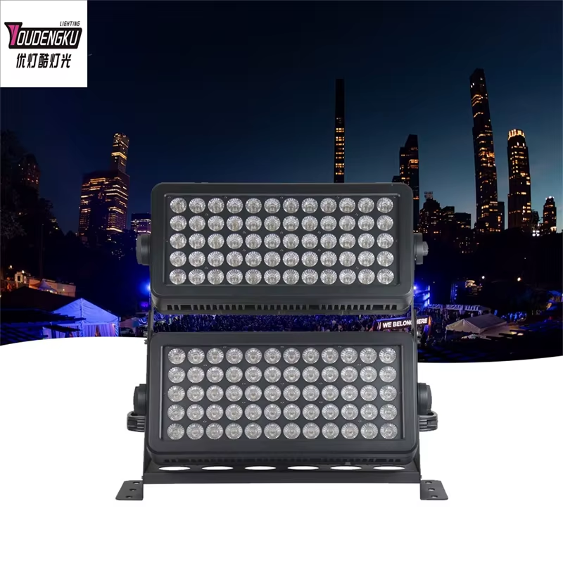 2 pieces IP65 120*10w rgbw 4in1 led wall washer flood light dmx waterproof outdo