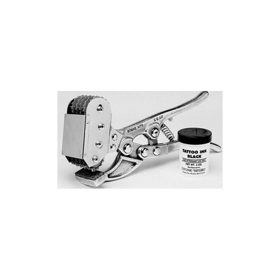 Stone Pro Rotary Tattoo Outfit #3600 5 Chain 3/8'' Livestock Pets