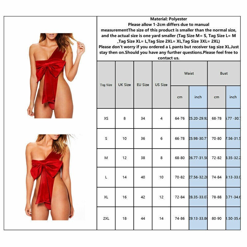Christmas Red Sexy Lingerie Nightwear Outfits Bra Thong Mini Skirt Co-ord - Picture 3 of 12