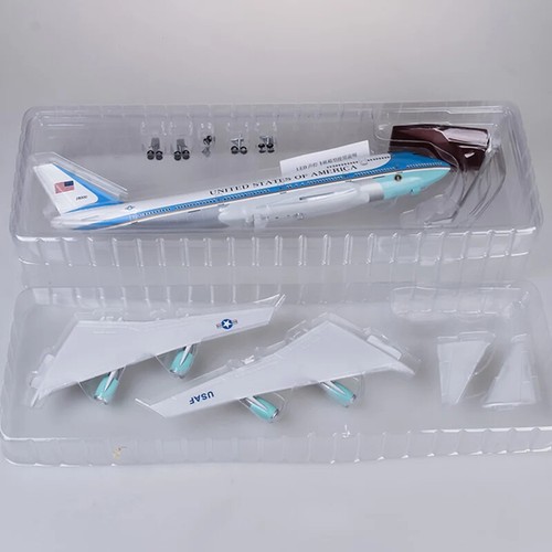1/150 Air Force One Boeing 747 Airplane Model W/ Landing Gear Voice Control Lamp