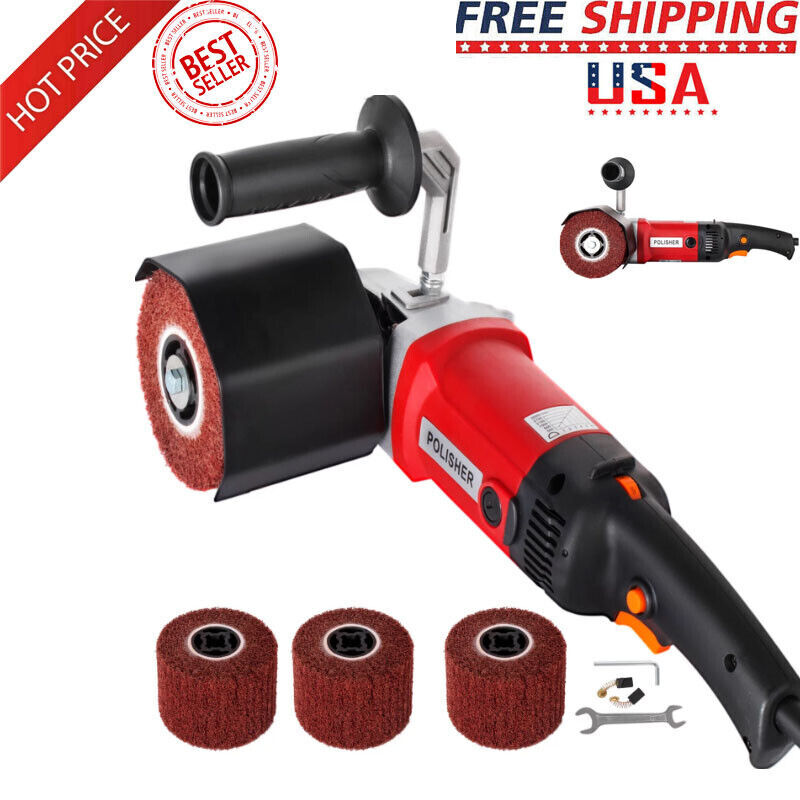 Stainless Steel Polisher Handheld Sander Polisher Wheel 1200W Burnishing Machine