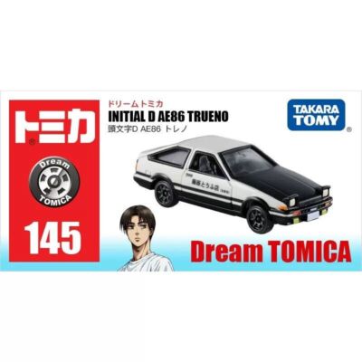 NEW 1:64 Initial D AE86 Diecast Car Takara Tomy Dream Tomica Trueno 藤原とラふ店 145#