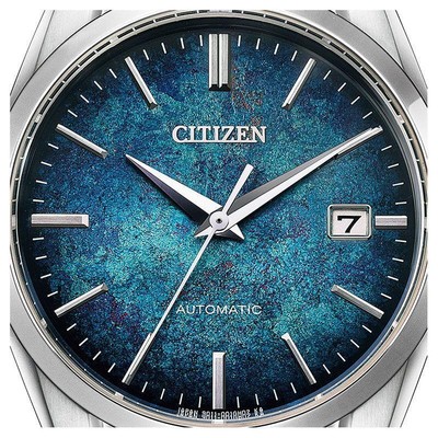 Pre-owned Citizen Collection Nb1060-12l Blue Lacquer Dial Automatic Men Watch In Box