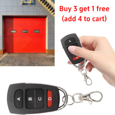 Universal Garage Door Remote 433mhz Electric Cloning Control Key Fob Opener 2024