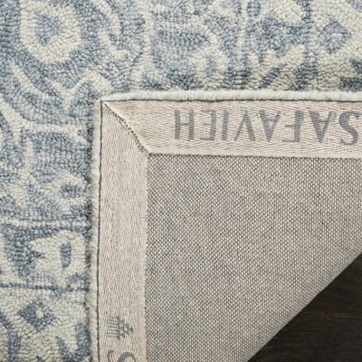 Bloomsbury Market Avondale Teppich Schlingenflor Flokati 152x243cm Hellblau