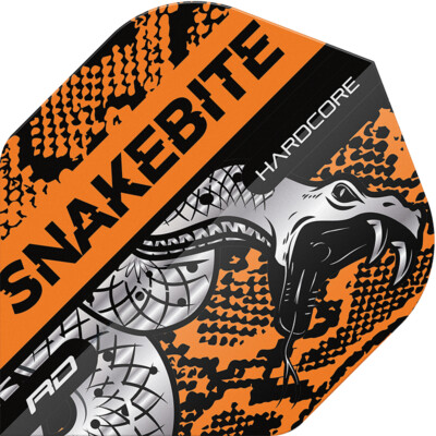 Red Dragon Peter Wright Snakebite Coiled Snake Ionic Dartflights Flight Set NEU