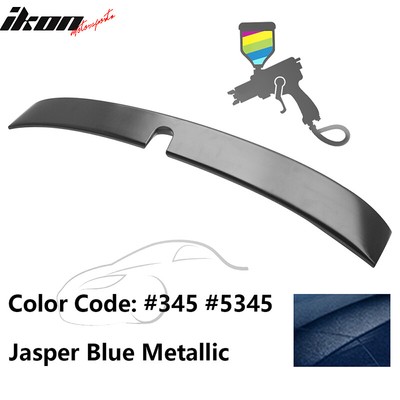 Fits 01-07 Benz W203 C Class 4Dr RL Style Roof Spoiler #345 Jasper Blue Metallic
