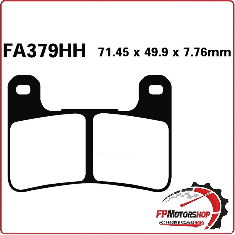 PASTIGLIE PASTICCHE FRENO PER MOTO SUZUKI GSX-R 04>06 600/750/1000 EBC FA379HH
