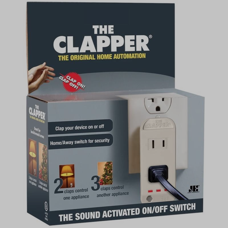 The Clapper Sound Activated On/Off Switch | Clap On/Off | New ...