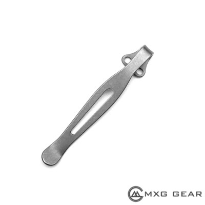 New Custom Titanium Pocket Clip Made for Spyderco Paramilitary 2 Endura 4 Knife
