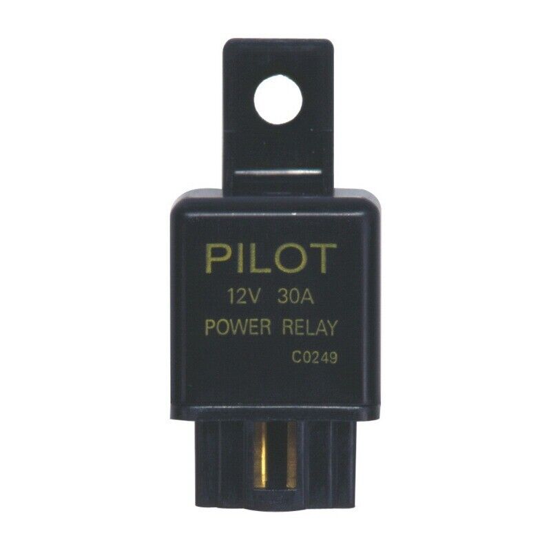 1x 4 Pin Power Relay 12v 30A Universal Fit Replacement Plug In Panel Mounting